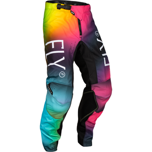 Fly Racing Youth Kinetic Prodigy Pants (2024) - Fuchsia/Electric Blue